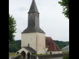[Cliquez pour agrandir : 69 Kio] Uzan - L'église Sainte-Quitterie : l'extérieur.
